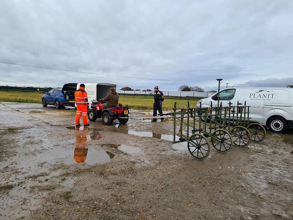 Successful, albeit wet traing session with Planit UXB.